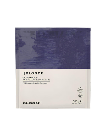 Знебарвлююча пудра фiолетова Elgon De-Color I Blonde Ultra Violet, 500 гр