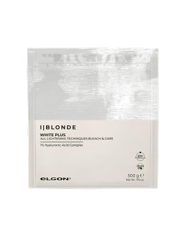 Знебарвлююча пудра бiла Elgon De-Color I Blonde White Plus, 500 гр