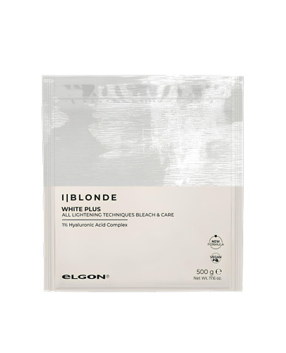 Знебарвлююча пудра бiла Elgon De-Color I Blonde White Plus, 500 гр