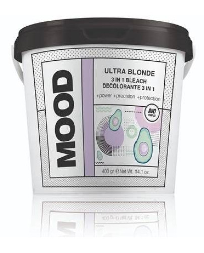 Oсвітлювач на основі глини для знебарвлення Mood Ultra Blonde, 400 гр