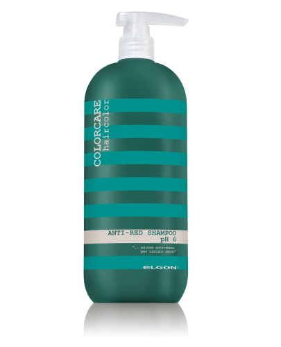 Шампунь для нейтралізації рудих і червоних відтінків Elgon Colorcare Anti-Red Shampoo
