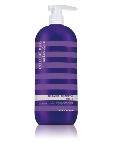 Шампунь для волосся з фіолетовими пігментами Elgon Colorcare Silver Shampoо